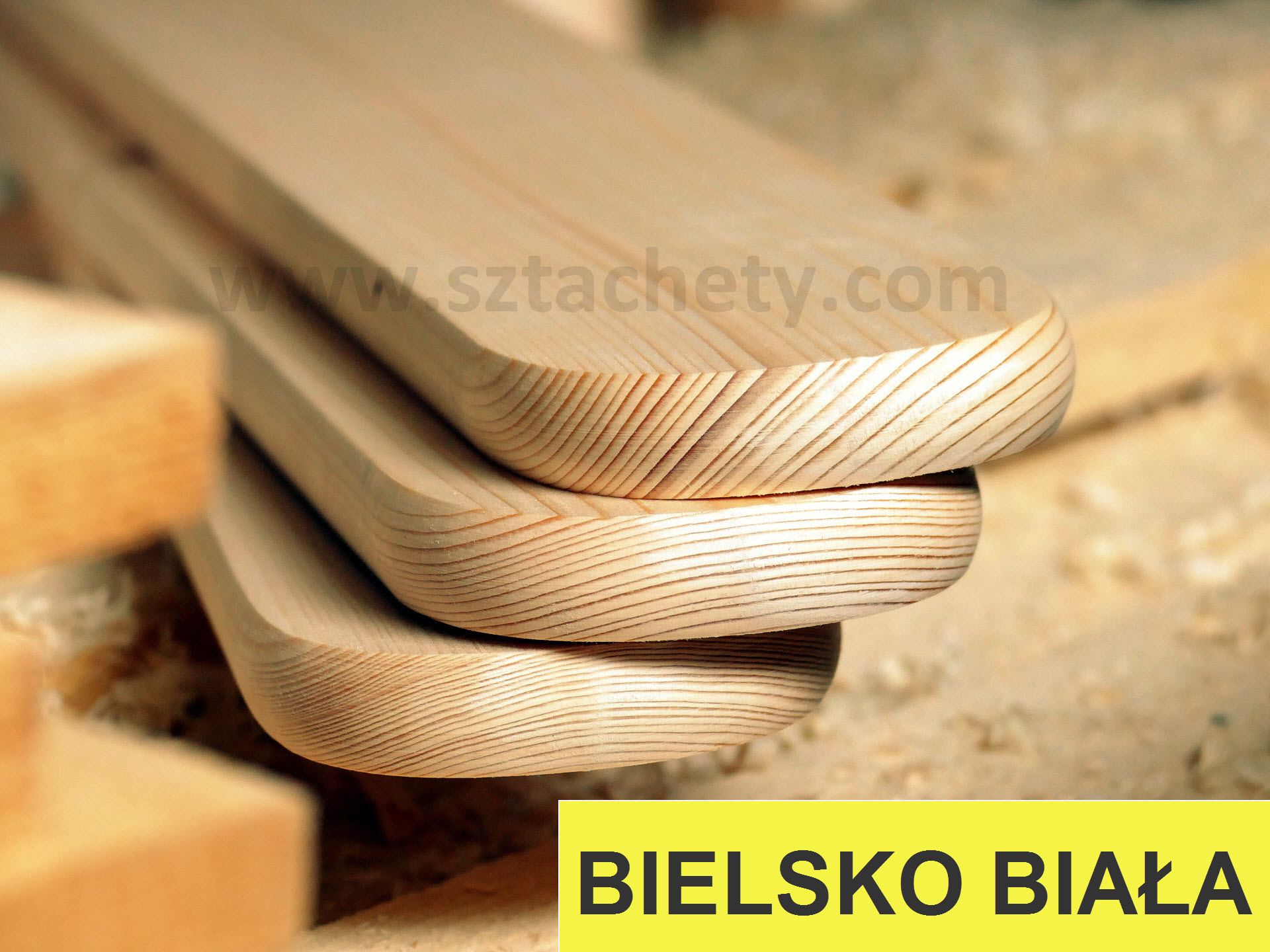 sztachety drewniane świerkowe Bielsko-Biała — dostawa od producenta z Żywca