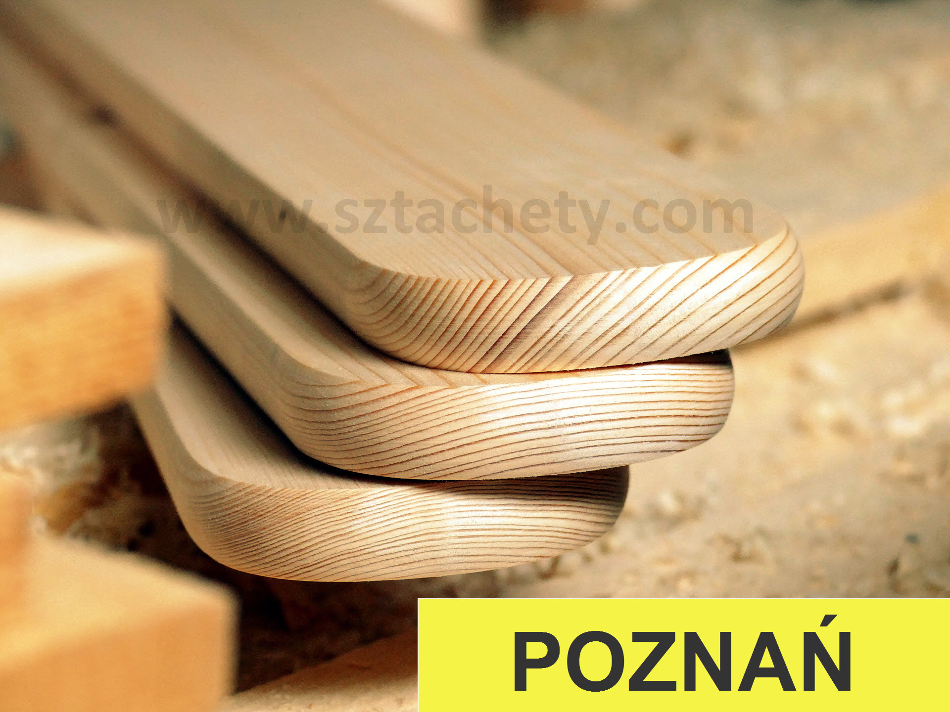 sztachety drewniane świerkowe Poznań — dostawa od producenta z Żywca