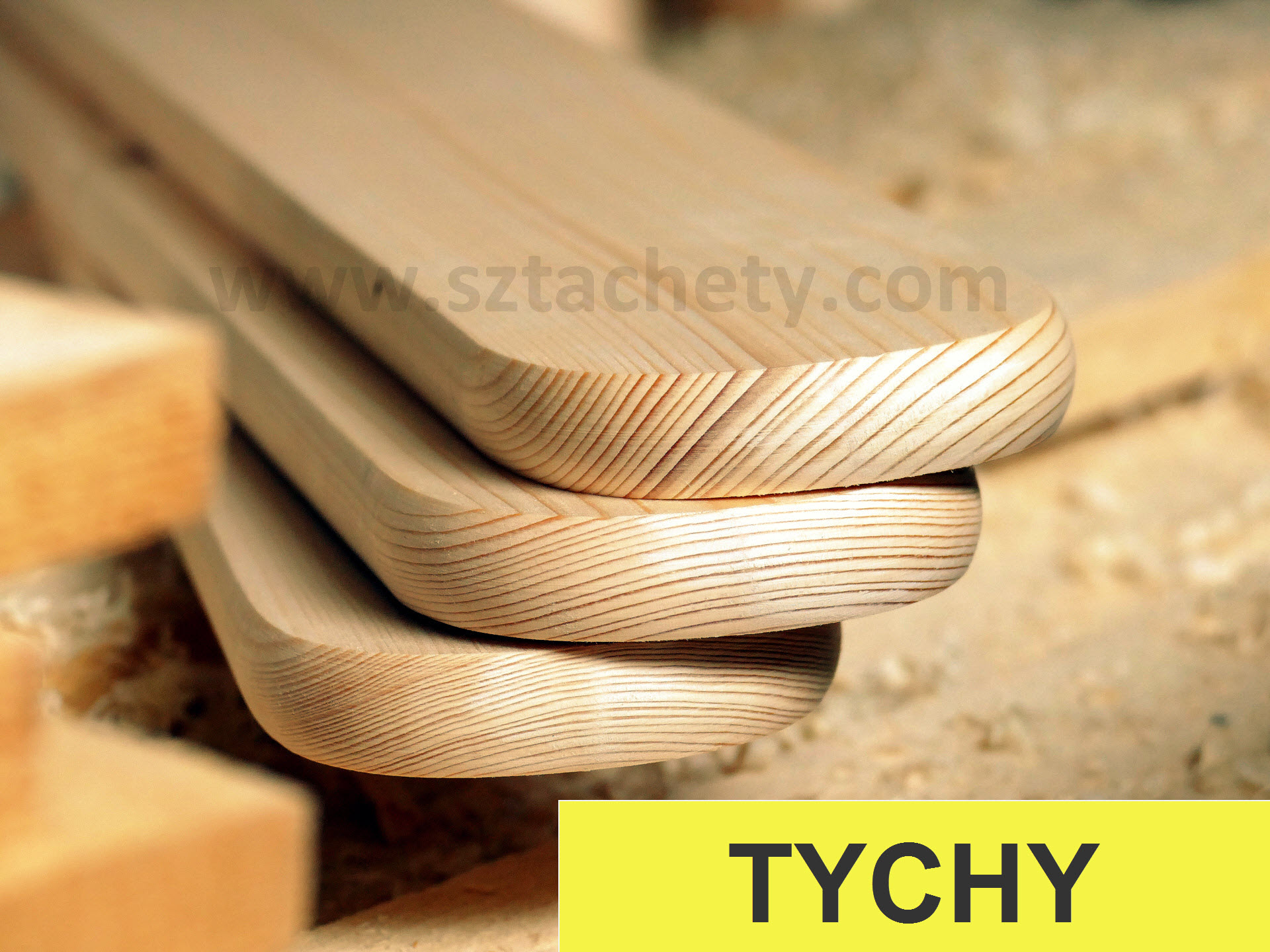 sztachety drewniane świerkowe Tychy — dostawa od producenta z Żywca